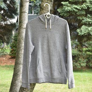 TOPMAN Mens Grey Hoodie Sweatshirt